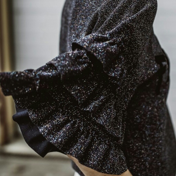 Rare Futurist Zara Sweater Dress Zara Sparkly Knit SOLD - Picture 3 of 8